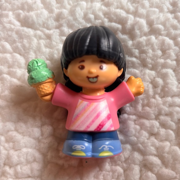 Set of Five Fisher Price Little People Eddie Sofie Pilot Construction Worker Boy - Picture 7 of 9